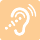 Icon for hearing impaired